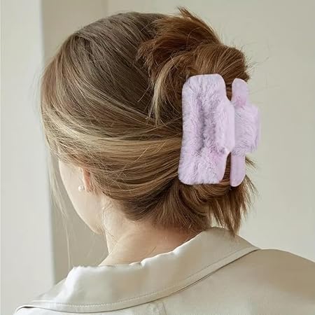 Minke Plush Claw Clip