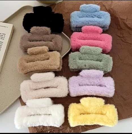 Minke Plush Claw Clip