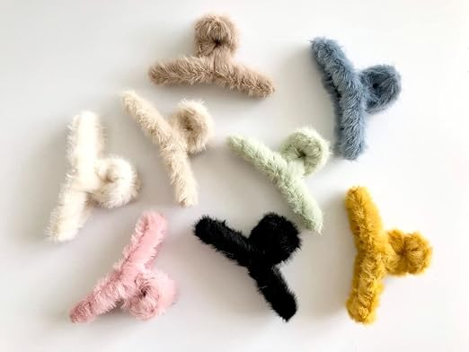 Velura Plush Claw Clip